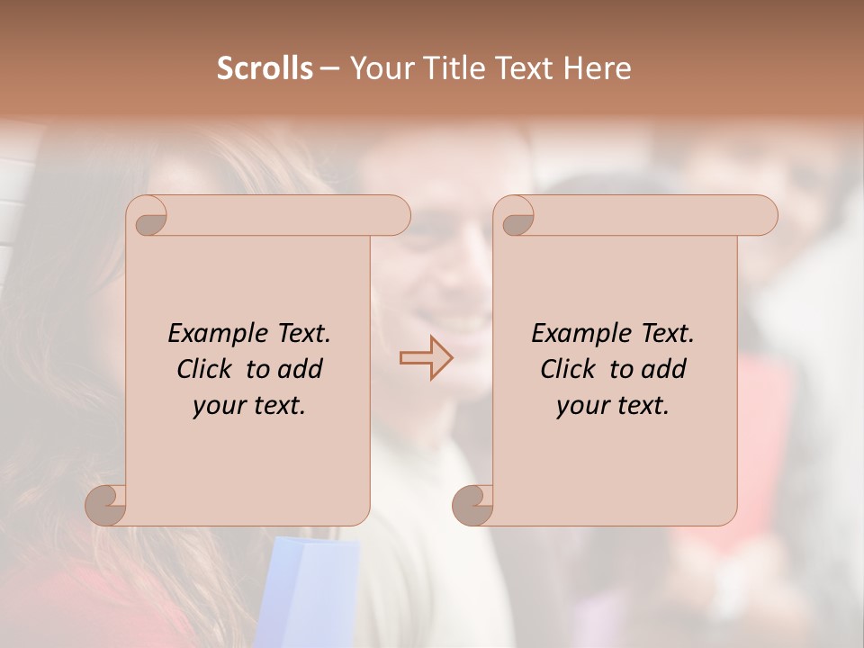Casual People Twenties PowerPoint Template