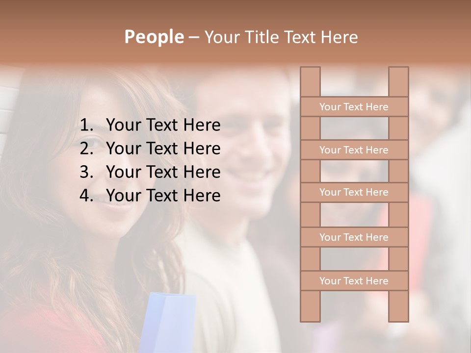 Casual People Twenties PowerPoint Template