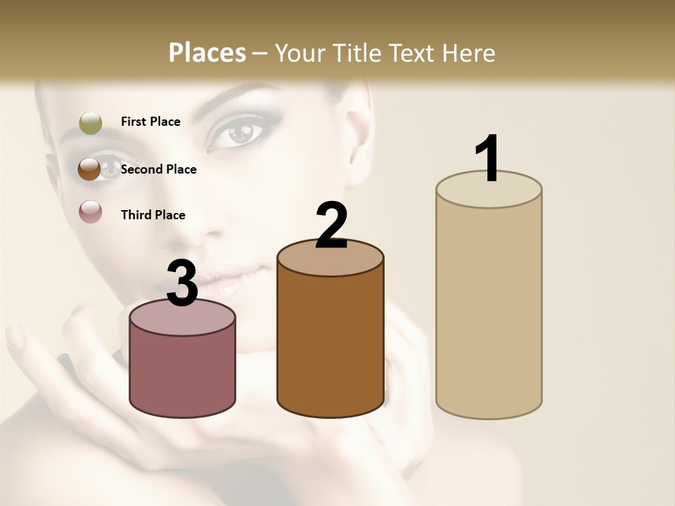 Glamour Beautiful Closeup PowerPoint Template