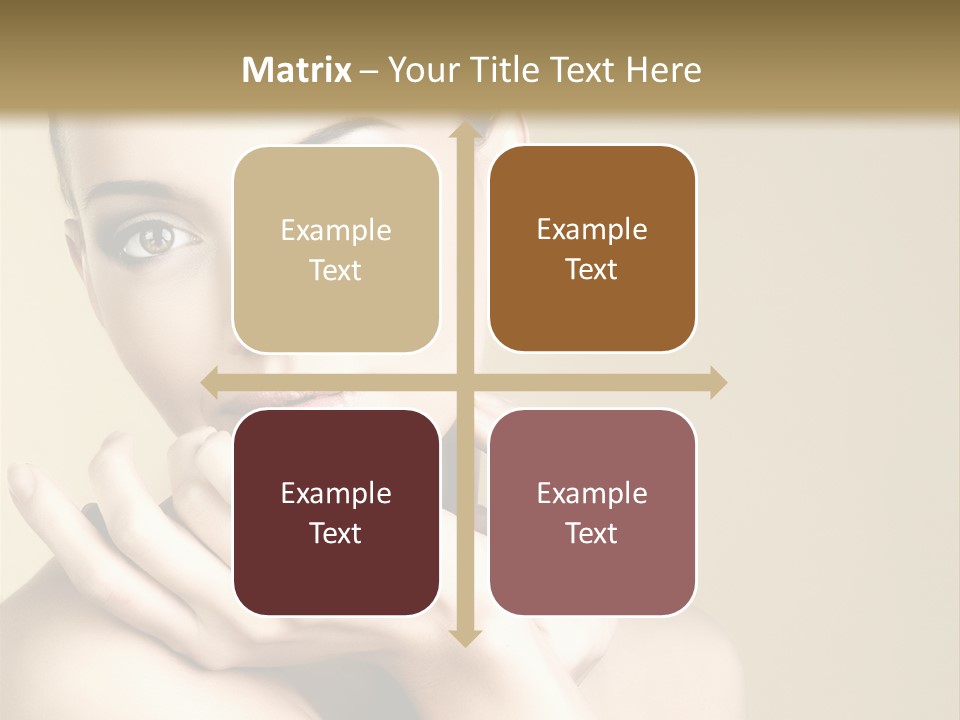 Glamour Beautiful Closeup PowerPoint Template