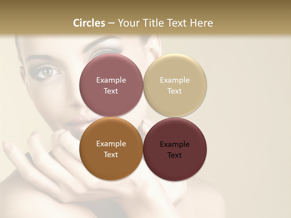 Glamour Beautiful Closeup PowerPoint Template