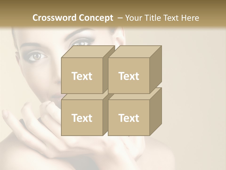 Glamour Beautiful Closeup PowerPoint Template