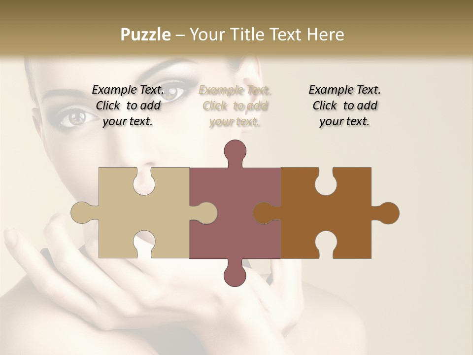 Glamour Beautiful Closeup PowerPoint Template