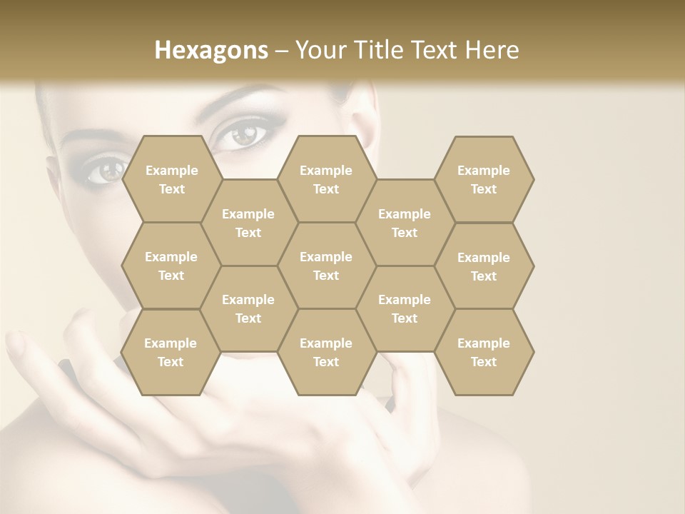 Glamour Beautiful Closeup PowerPoint Template