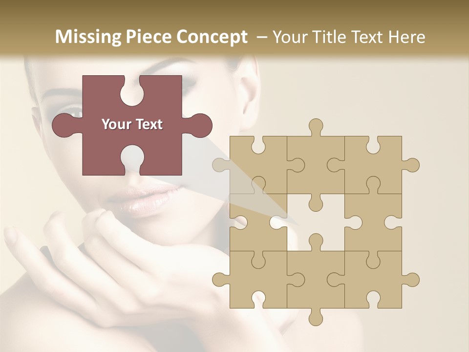 Glamour Beautiful Closeup PowerPoint Template