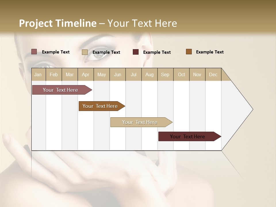 Glamour Beautiful Closeup PowerPoint Template