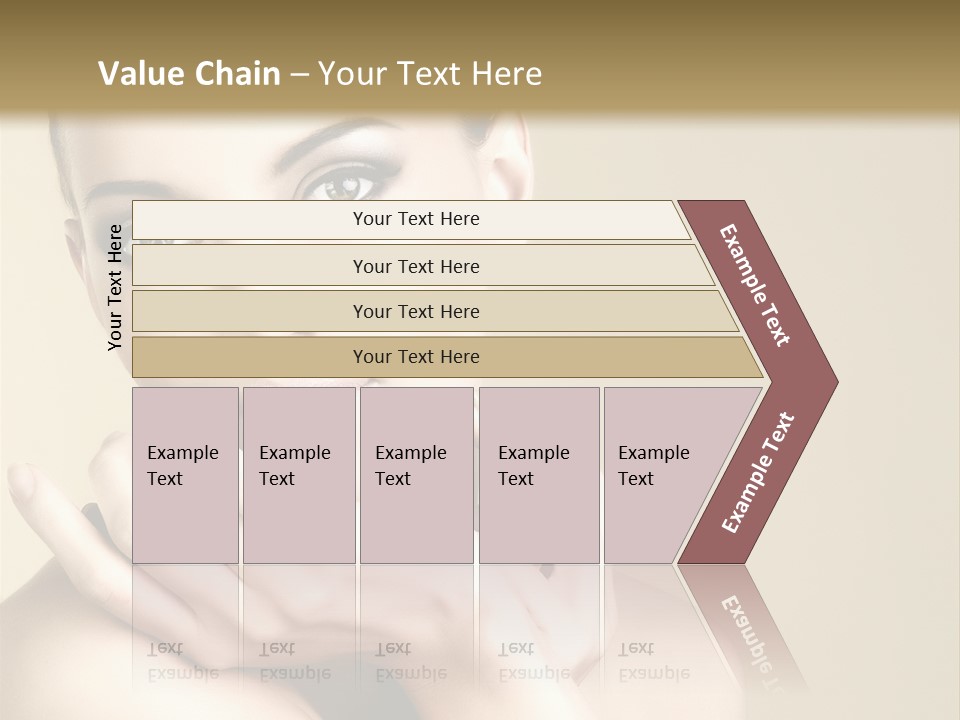 Glamour Beautiful Closeup PowerPoint Template