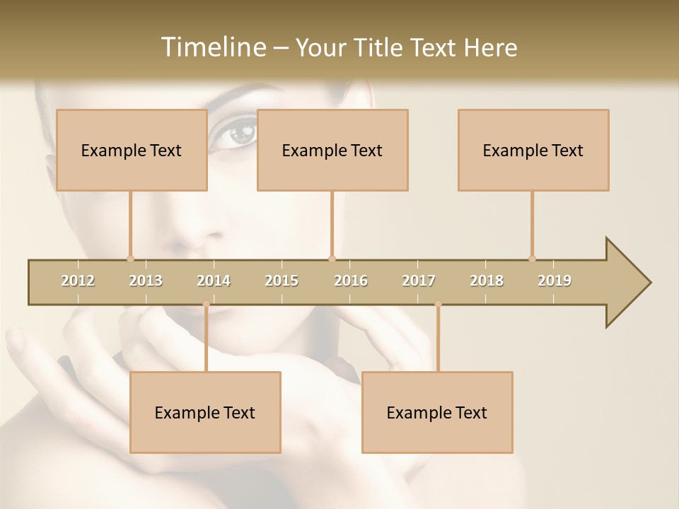 Glamour Beautiful Closeup PowerPoint Template