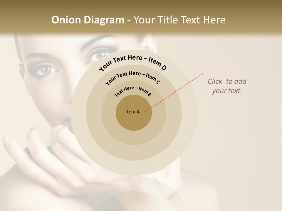 Glamour Beautiful Closeup PowerPoint Template