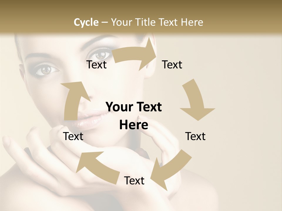 Glamour Beautiful Closeup PowerPoint Template