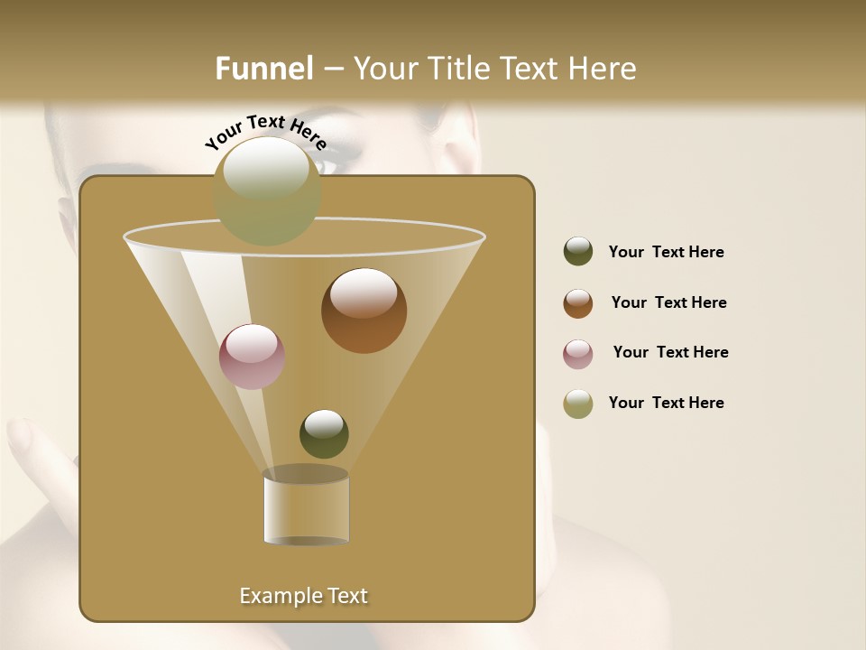 Glamour Beautiful Closeup PowerPoint Template