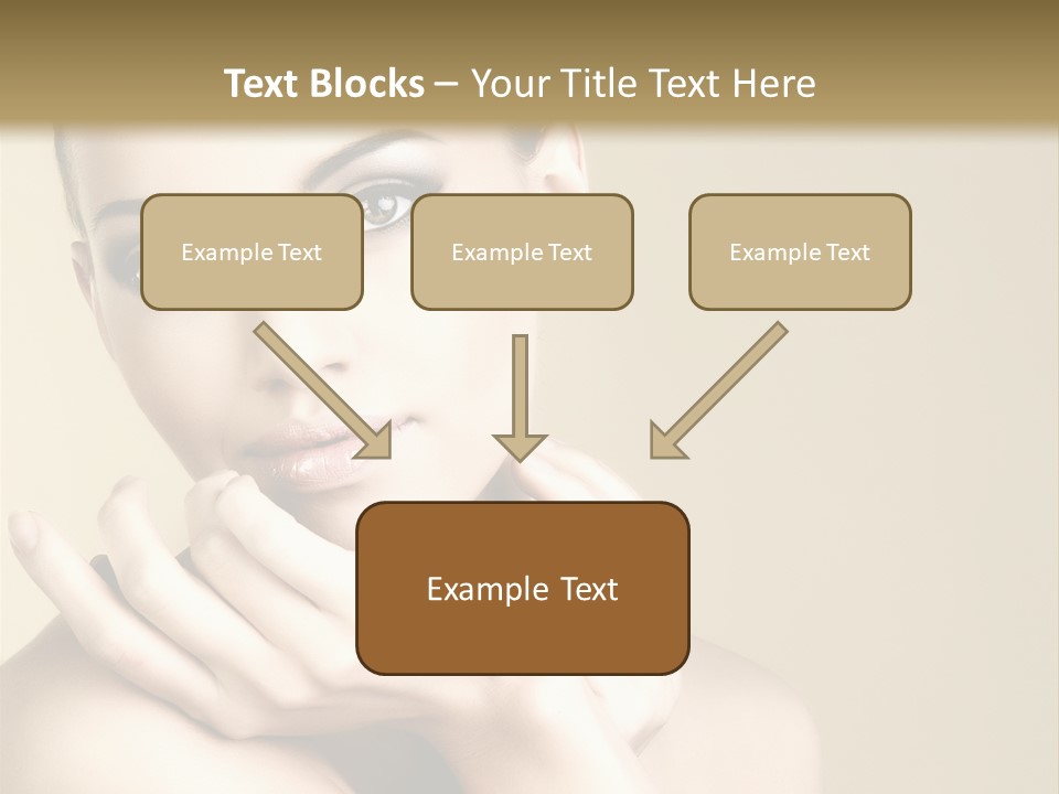 Glamour Beautiful Closeup PowerPoint Template