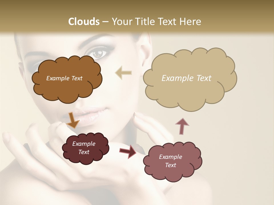 Glamour Beautiful Closeup PowerPoint Template