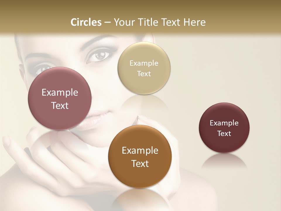 Glamour Beautiful Closeup PowerPoint Template
