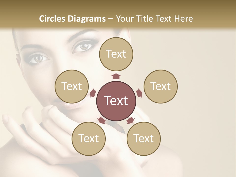 Glamour Beautiful Closeup PowerPoint Template