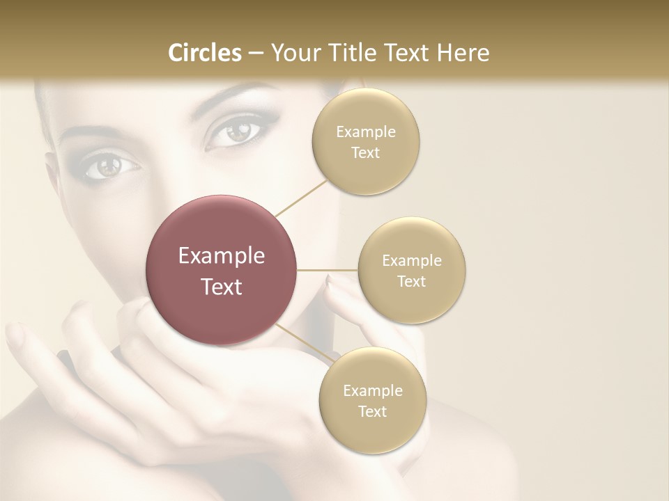 Glamour Beautiful Closeup PowerPoint Template