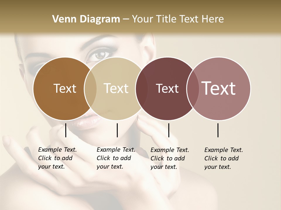 Glamour Beautiful Closeup PowerPoint Template