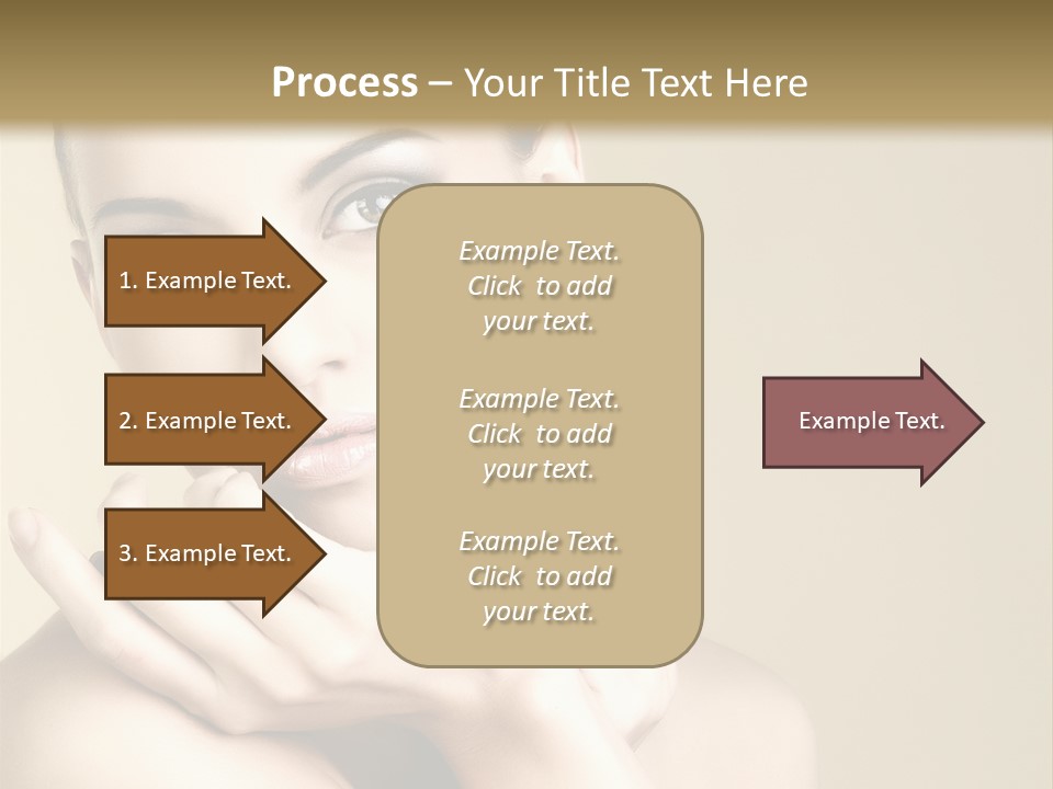 Glamour Beautiful Closeup PowerPoint Template