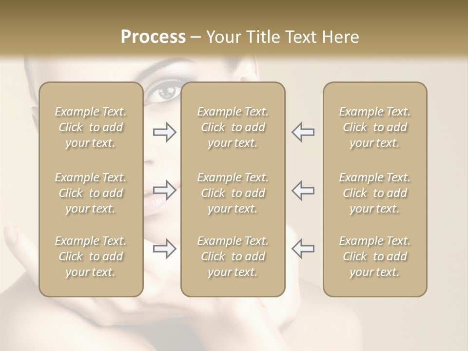 Glamour Beautiful Closeup PowerPoint Template