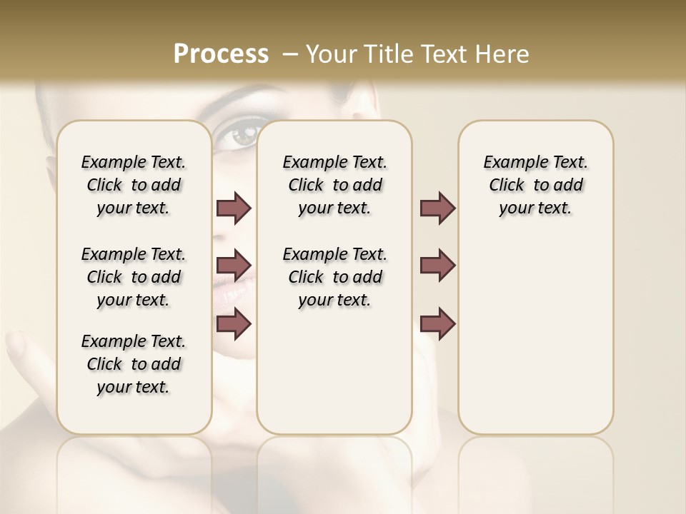 Glamour Beautiful Closeup PowerPoint Template