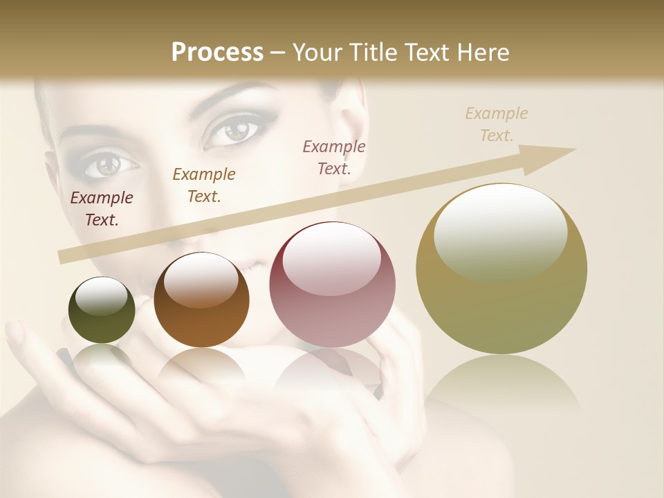 Glamour Beautiful Closeup PowerPoint Template