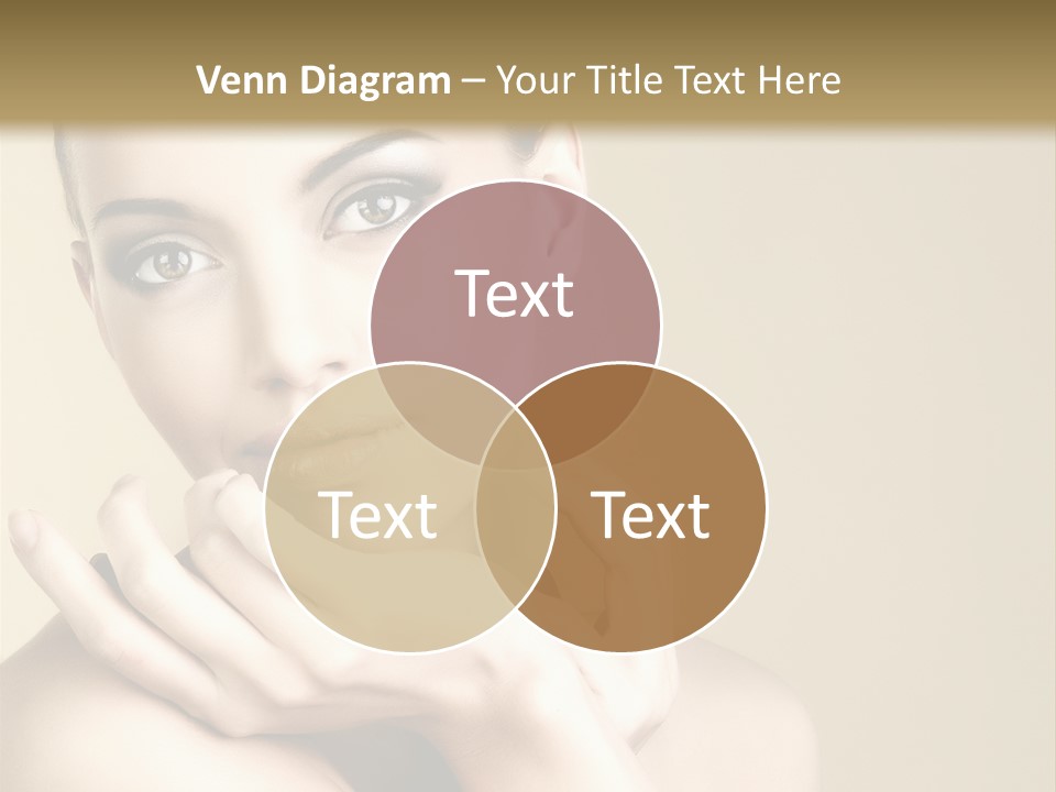 Glamour Beautiful Closeup PowerPoint Template