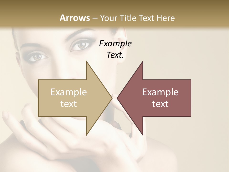 Glamour Beautiful Closeup PowerPoint Template