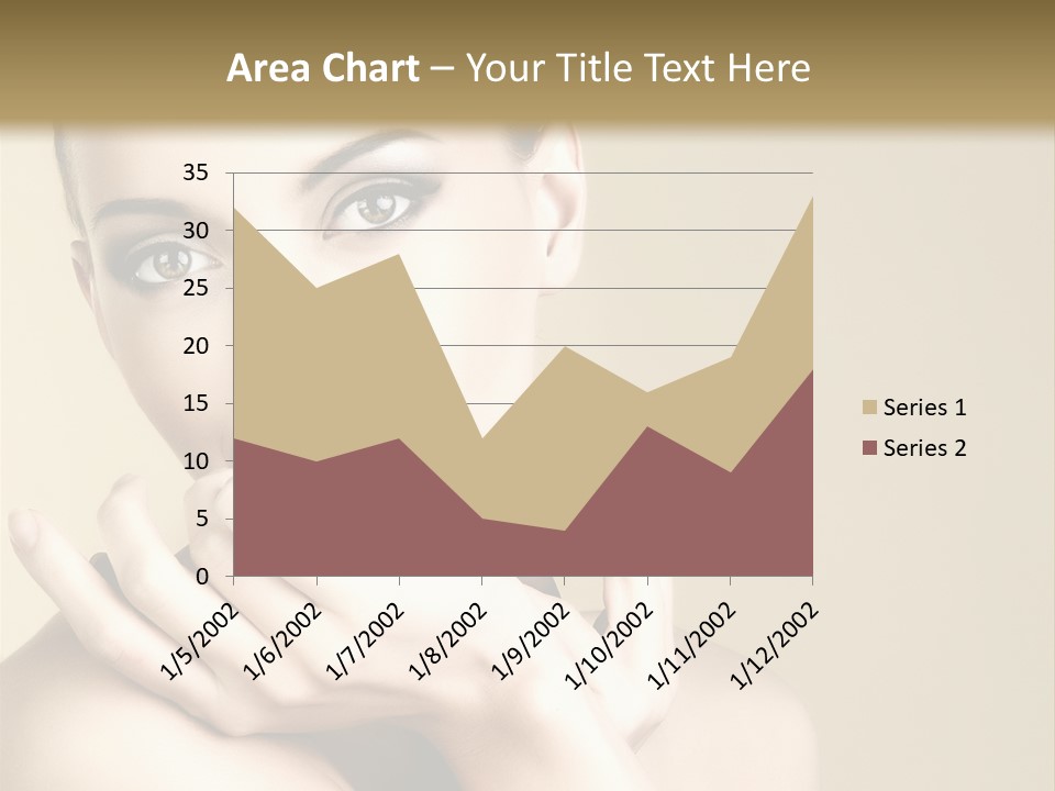 Glamour Beautiful Closeup PowerPoint Template