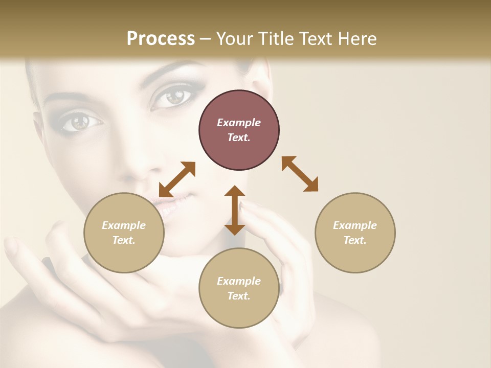 Glamour Beautiful Closeup PowerPoint Template