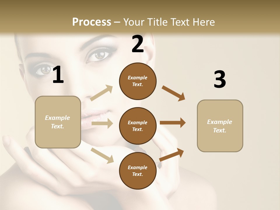 Glamour Beautiful Closeup PowerPoint Template