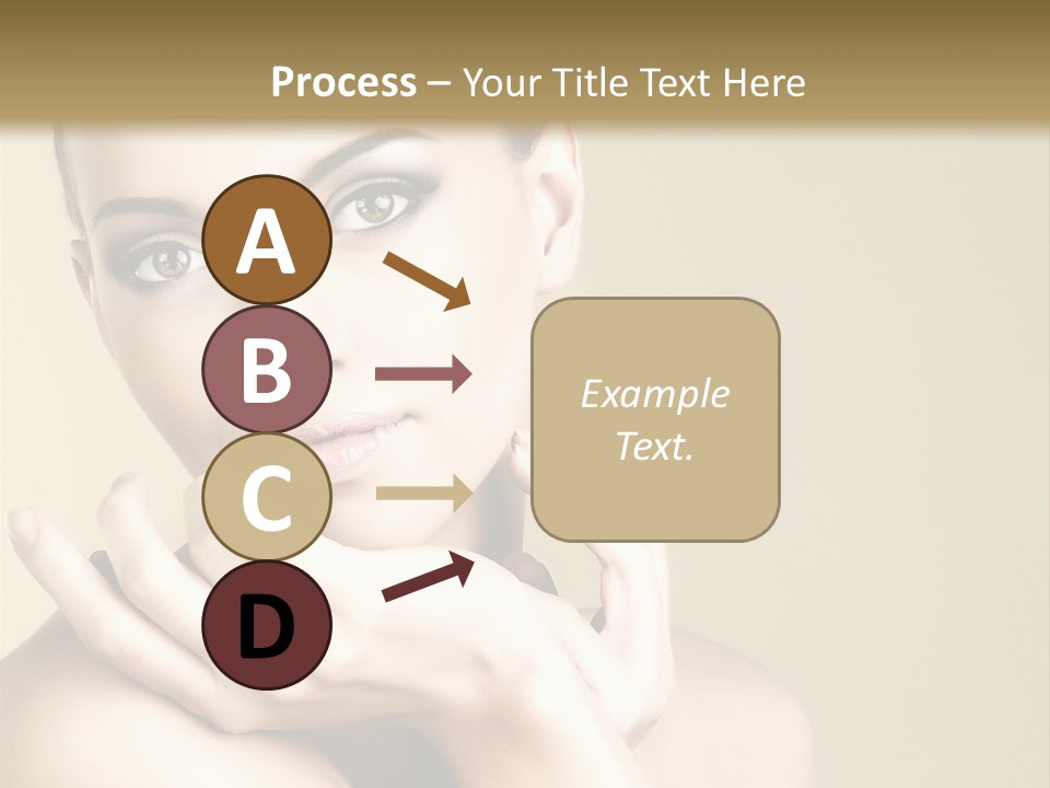 Glamour Beautiful Closeup PowerPoint Template