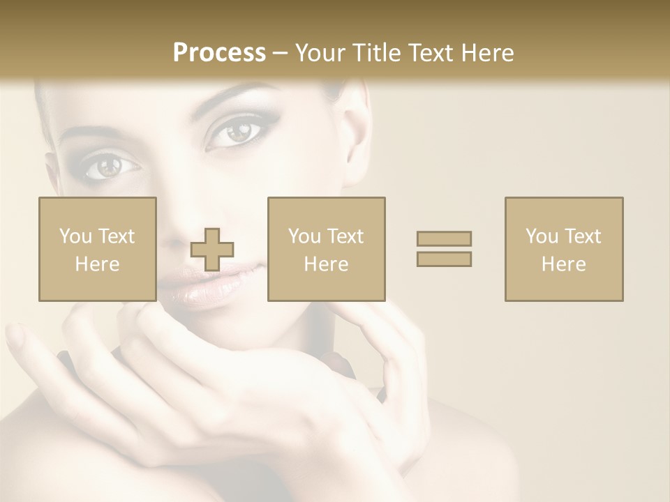 Glamour Beautiful Closeup PowerPoint Template