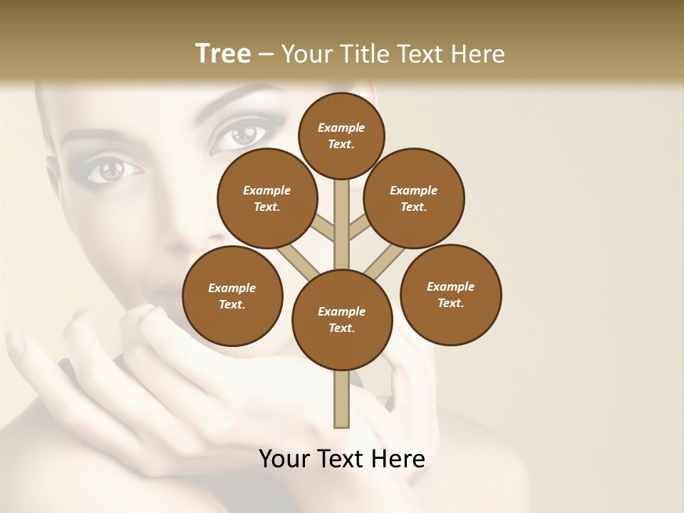 Glamour Beautiful Closeup PowerPoint Template