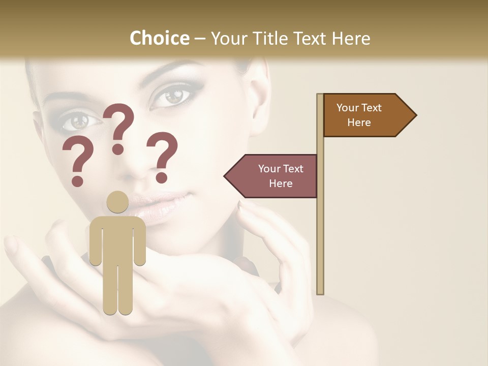 Glamour Beautiful Closeup PowerPoint Template