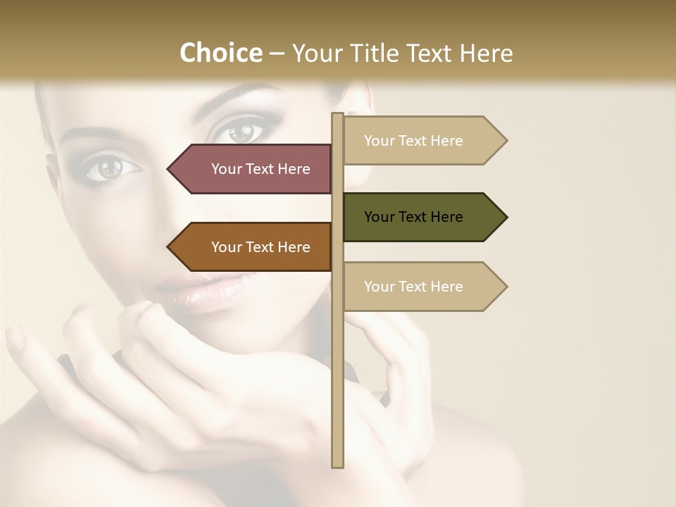 Glamour Beautiful Closeup PowerPoint Template