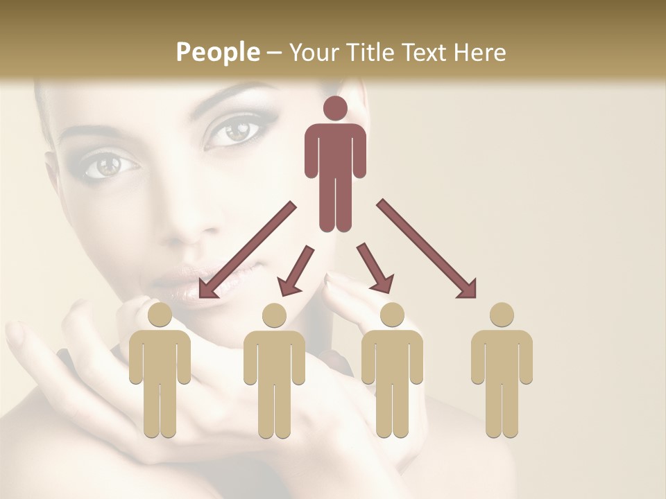Glamour Beautiful Closeup PowerPoint Template