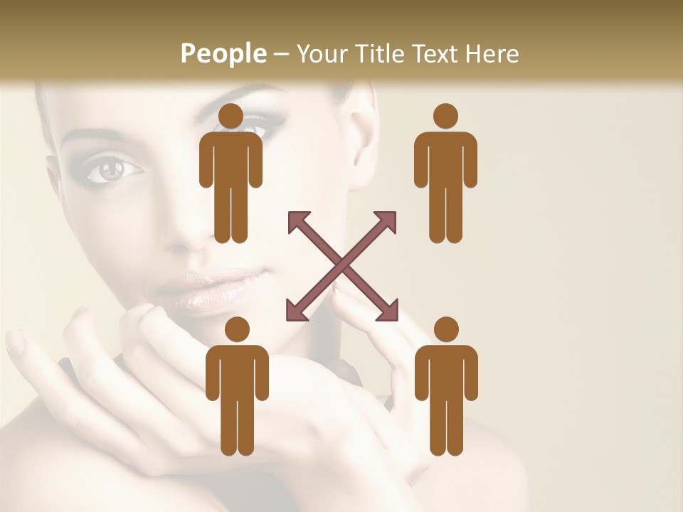 Glamour Beautiful Closeup PowerPoint Template