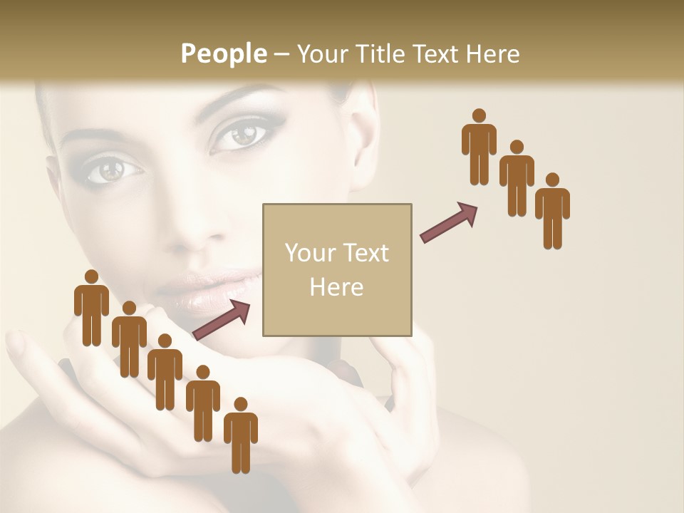 Glamour Beautiful Closeup PowerPoint Template