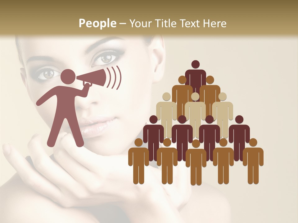 Glamour Beautiful Closeup PowerPoint Template