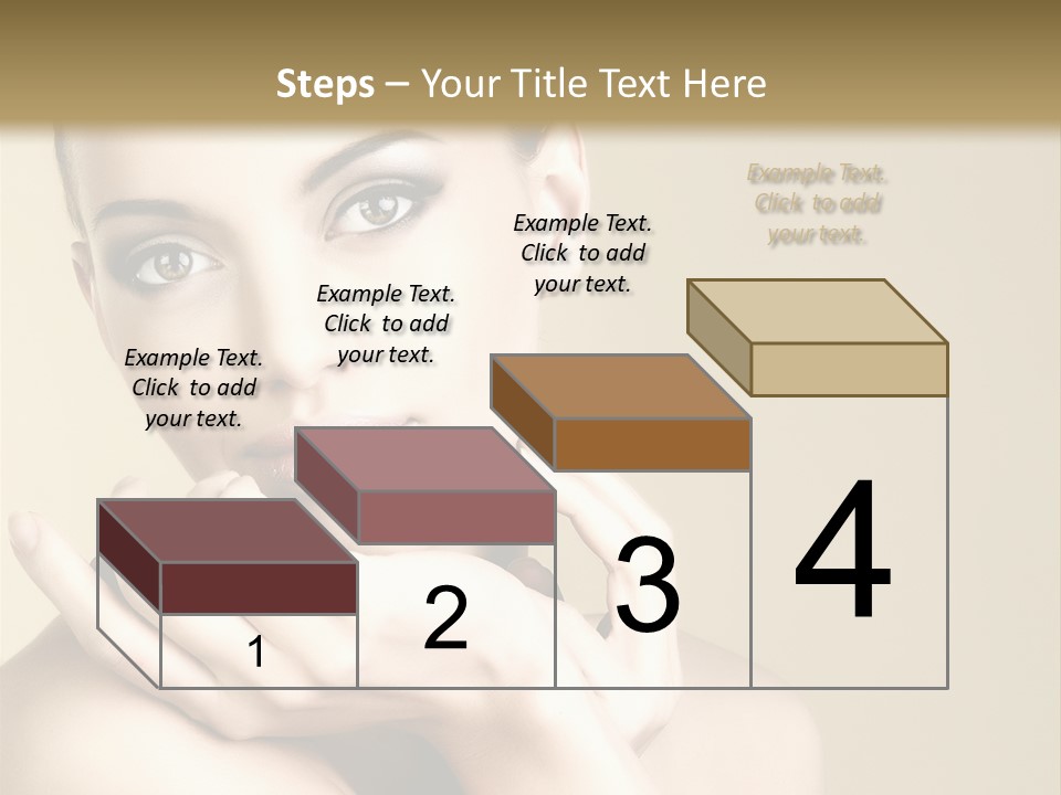 Glamour Beautiful Closeup PowerPoint Template