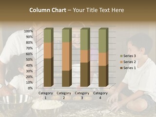 Brown Mum Brunette PowerPoint Template