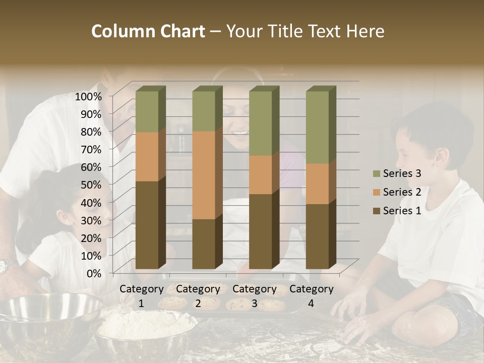 Brown Mum Brunette PowerPoint Template