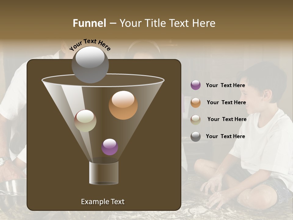 Brown Mum Brunette PowerPoint Template