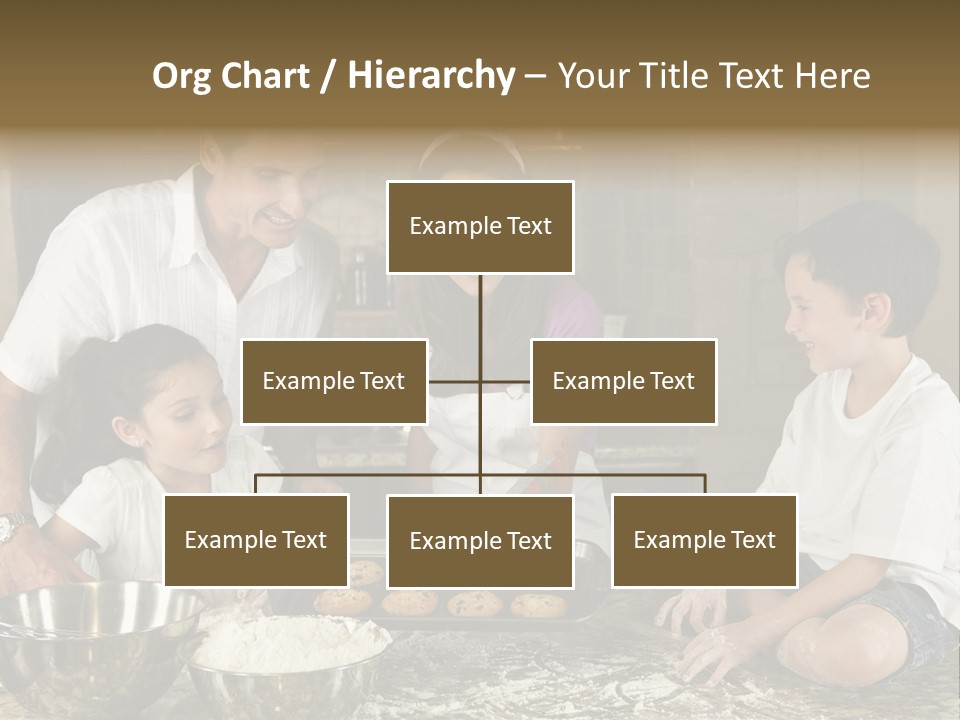 Brown Mum Brunette PowerPoint Template