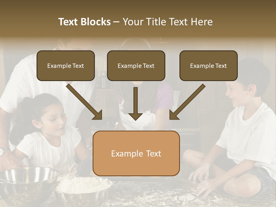 Brown Mum Brunette PowerPoint Template