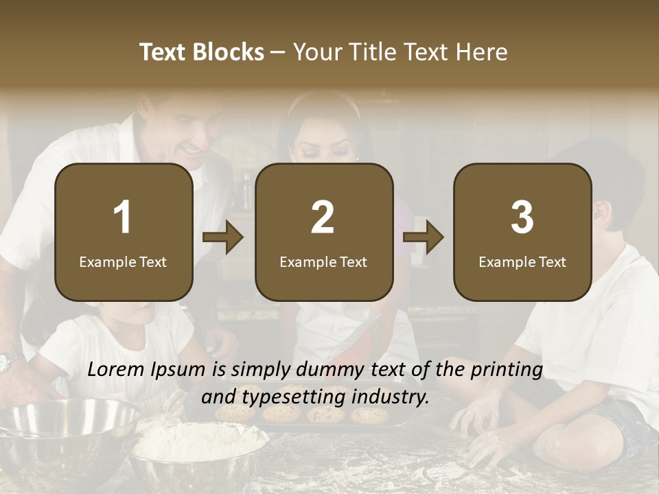 Brown Mum Brunette PowerPoint Template