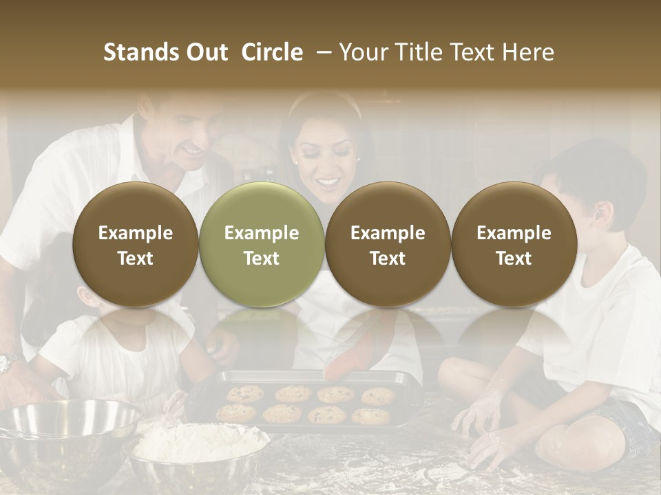 Brown Mum Brunette PowerPoint Template