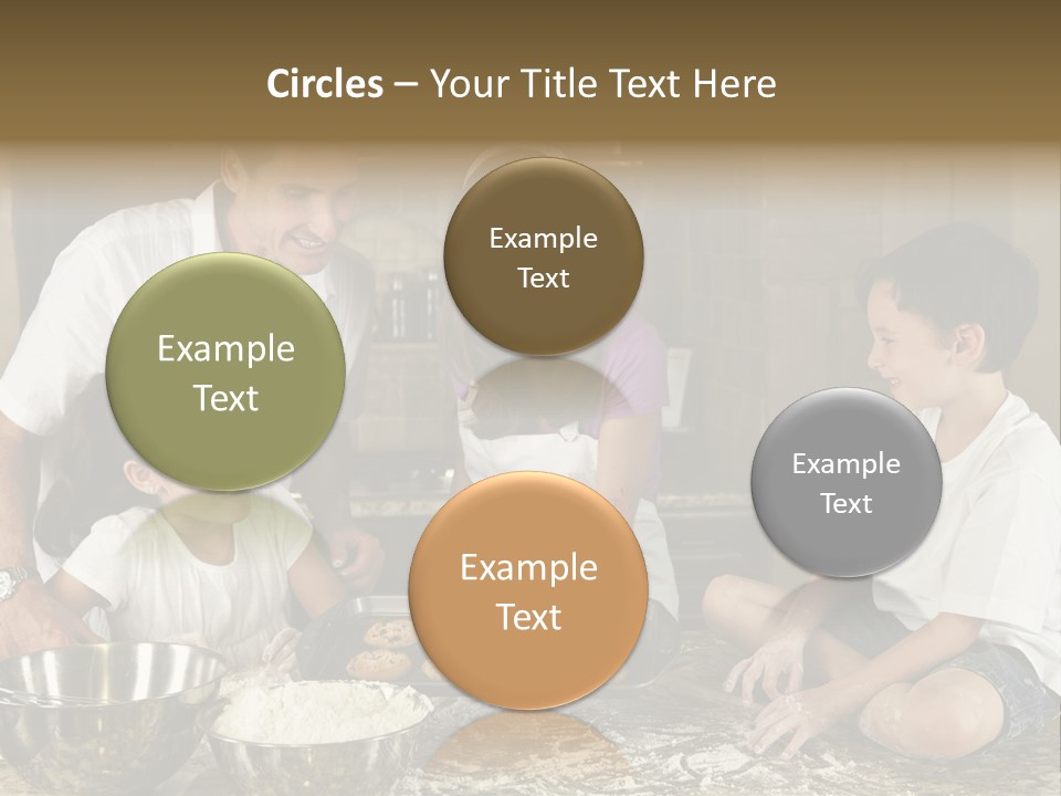 Brown Mum Brunette PowerPoint Template