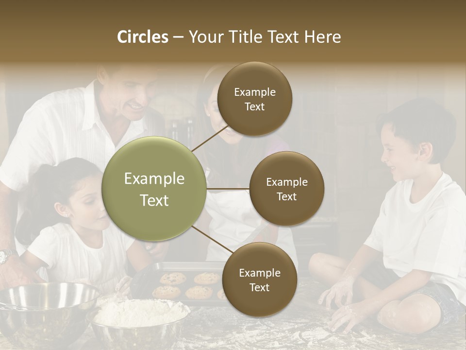 Brown Mum Brunette PowerPoint Template