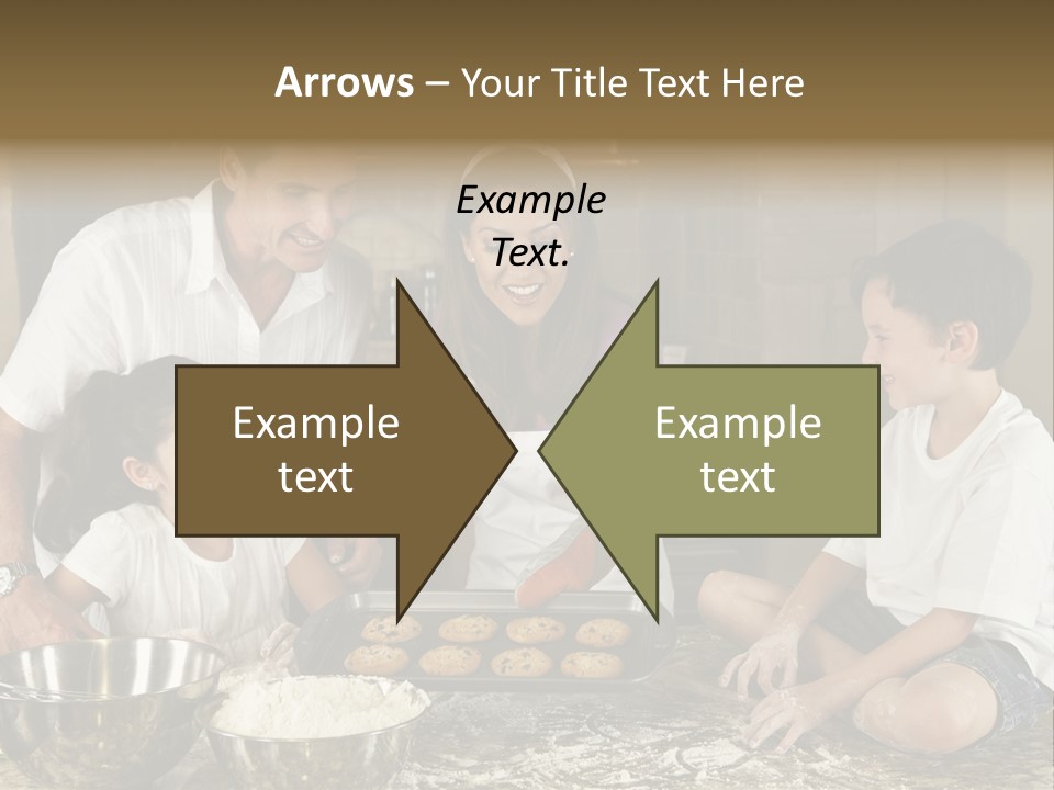 Brown Mum Brunette PowerPoint Template